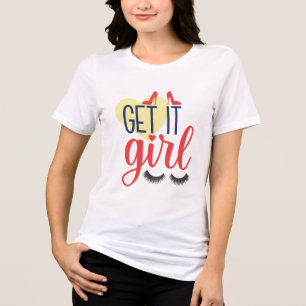 T-shirt En Tri-matière Allez, ma fille ! Autonomisation des femmes