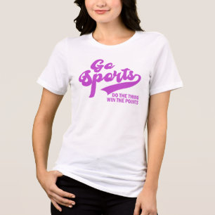 T-shirt En Tri-matière Allez Sports Faites La Chose Gagnez Les Points spo
