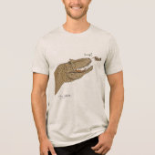 T-shirt En Tri-matière Allosaurus Boop T-shirt Front Only Design (Recto)