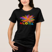 T-shirt En Tri-matière Aloha à fleurs tropicales (Recto)