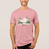 T-shirt En Tri-matière Aloha Plage tropicale Palmiers (Recto)