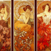 T-shirt En Tri-matière Alphonse Mucha