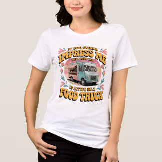 T-shirt En Tri-matière Amateur de Camion de Nourriture Drôle Rétro Années