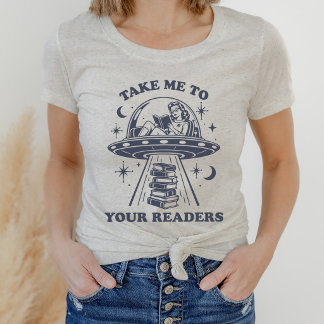 T-shirt En Tri-matière Amateur de livres drôle emmenez-moi à vos lecteurs
