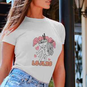 T-shirt En Tri-matière Amateurs de ramen rétro nouille dessin animé noir