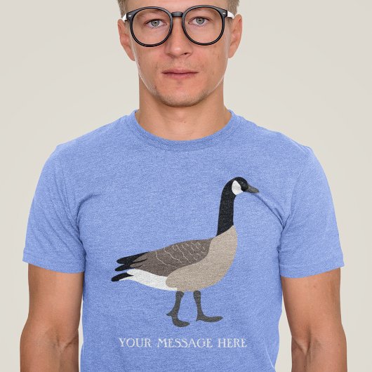 T-shirt En Tri-matière Amateurs d'oiseaux Illustration de l'oie du Canada