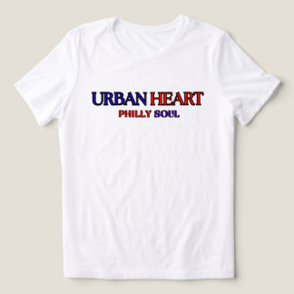 T-shirt En Tri-matière ÂME DE PHILLY CŒUR URBAIN Bleu Rouge Femmes