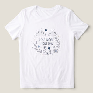 T-shirt En Tri-matière Âme florale fantaisiste Citation Art en ligne