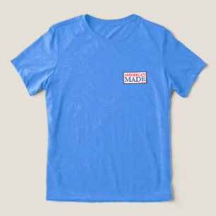 T-SHIRT EN TRI-MATIÈRE AMÉRICAIN