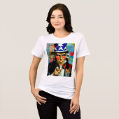 T-shirt En Tri-matière American Uncle Sam (Recto plein)