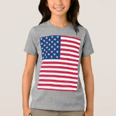T-shirt En Tri-matière American USA Flag Pride Design-76353 (Recto)