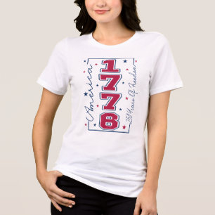 T-shirt En Tri-matière Amérique 1776 250 Ans Liberté USA 4 juillet