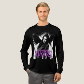 T-shirt En Tri-matière Amethyst Gothica Dark Angel Manches longues (Recto complet)