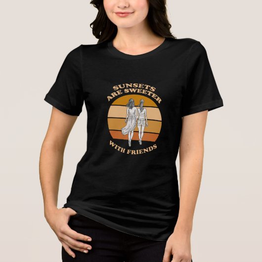 T-shirt En Tri-matière Amitié (Recto)