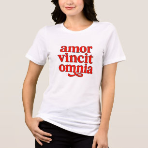 T-shirt En Tri-matière Amor vincit omnia