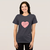 T-shirt En Tri-matière Amour (Recto plein)