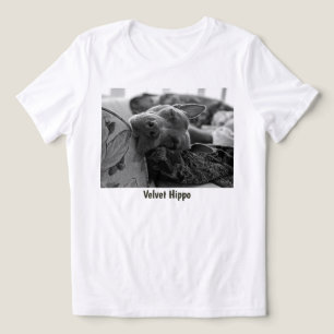 T-shirt En Tri-matière Amour de Pit Bull Velours Hippopotame