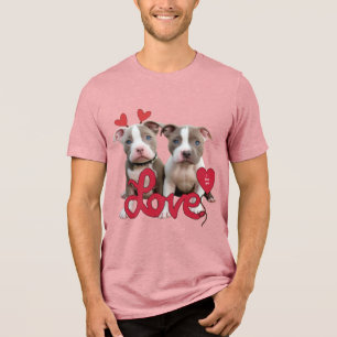T-shirt En Tri-matière Amour de pitbull