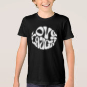 T-SHIRT  EN TRI-MATIÈRE AMOUR ET RIRE (Recto)