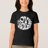 T-SHIRT  EN TRI-MATIÈRE AMOUR ET RIRE (Recto)