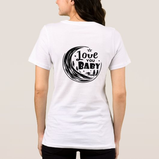 T-shirt En Tri-matière Amour Lune (Verso)