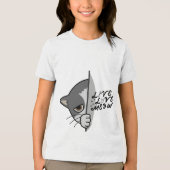 T-shirt En Tri-matière amour miow design amoureux des chats #catlover #ca (Recto)