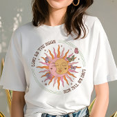 T-shirt En Tri-matière Amour par la lune Retro Boho Sun