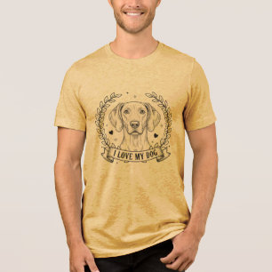 T-shirt En Tri-matière Amoureux de Vizsla Propriétaire de Chien