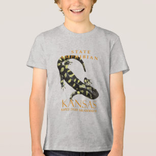T-shirt En Tri-matière Amphibien du Territoire du Kansas La Salamandre à