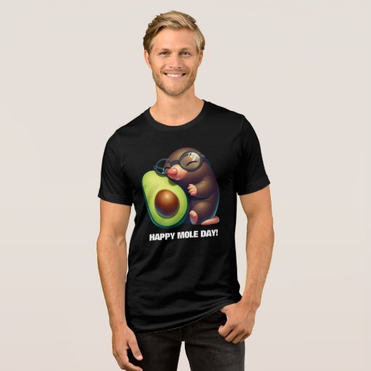 T-shirt En Tri-matière Amusant Avogadro's Avocado Happy Mole Day (Recto plein)