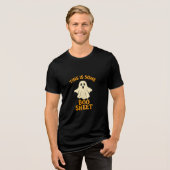 T-shirt En Tri-matière Amusant moderne mignonne Halloween Boo Sheet Ghost (Recto plein)