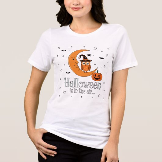 T-shirt En Tri-matière Amusement éffrayant : La magie d'Halloween remplit (Recto)