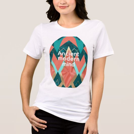 T-shirt En Tri-matière Ancien Esprit Moderne, Les Triangles Sacrés (Recto)