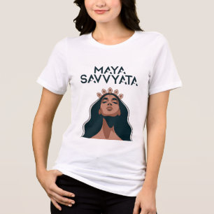 T-SHIRT  EN TRI-MATIÈRE ANCIEN MAYA SAVYATA