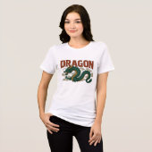 T-shirt En Tri-matière Ancient Dragon Art Designer teen (Recto plein)