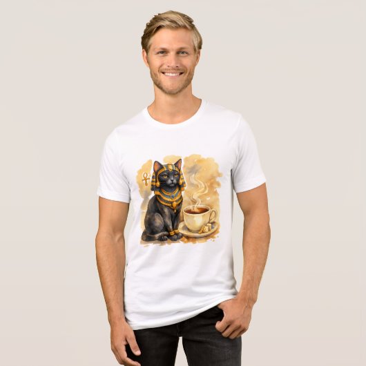 T-shirt En Tri-matière Ancient Egyptian Cat Bastet Mythology Design (Recto plein)