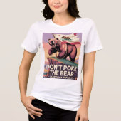 T-shirt En Tri-matière Angry Bear California Republic Funny Tee (Recto)