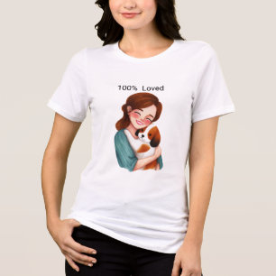 T-shirt En Tri-matière animal de compagnie aimé à 100%