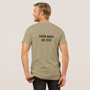 T-shirt En Tri-matière Animal de partie de texte personnalisé