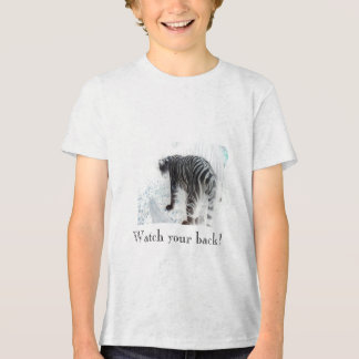 T-shirt En Tri-matière Animal sauvage de Tigre blanc