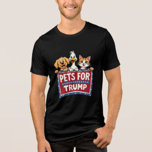 T-shirt En Tri-matière Animaux de compagnie pour Trump Cats Maga Dogs Ele