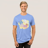 T-shirt En Tri-matière Anime Donut délice avec Tom, Jerry et Tuffy (Recto plein)