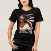 T-shirt En Tri-matière Anime féminine sans peur' Samurai Fighter (Recto)