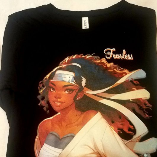T-shirt En Tri-matière Anime féminine sans peur' Samurai Fighter