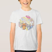 T-shirt En Tri-matière Anime Magique Candyland avec Jerry et Tuffy (Recto)