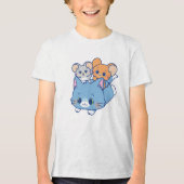 T-shirt En Tri-matière Anime Tom, Jerry et Tuffy (Recto)