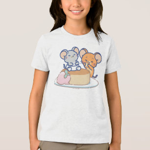 T-shirt En Tri-matière Anime Tuffy et Jerry Cheesecake