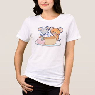 T-shirt En Tri-matière Anime Tuffy et Jerry Cheesecake