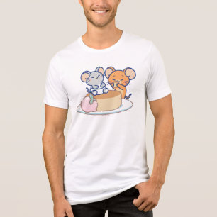 T-shirt En Tri-matière Anime Tuffy et Jerry Cheesecake
