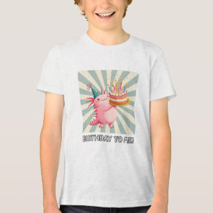 T-shirt En Tri-matière Anniversaire Axolotl